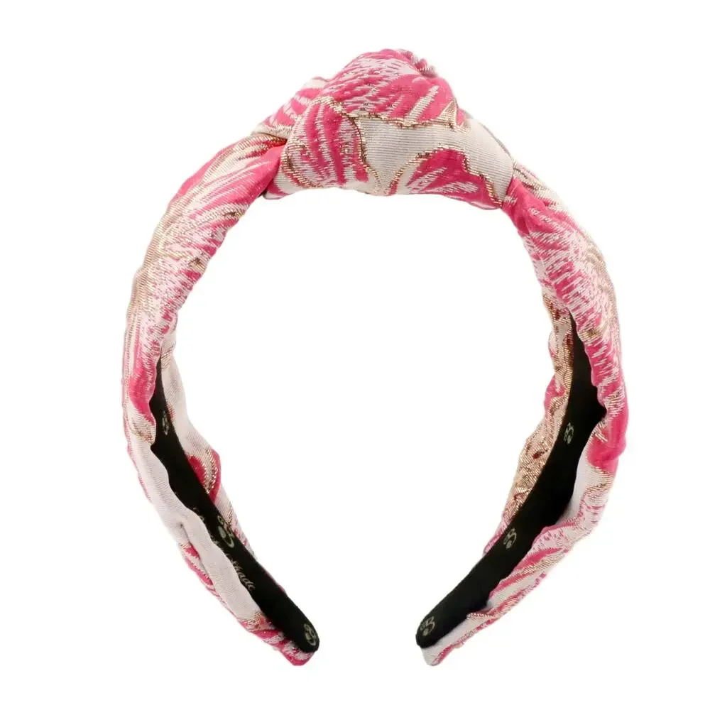 The Fuchsia Hibiscus Brocade